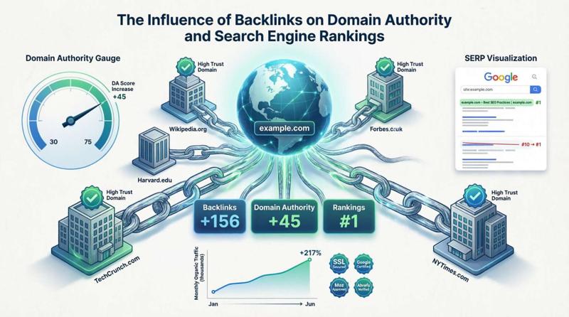 Pengaruh Backlink terhadap Otoritas Domain dan Peringkat Website di Mesin Pencari