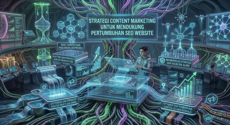Strategi Content Marketing untuk Mendukung Pertumbuhan SEO Website