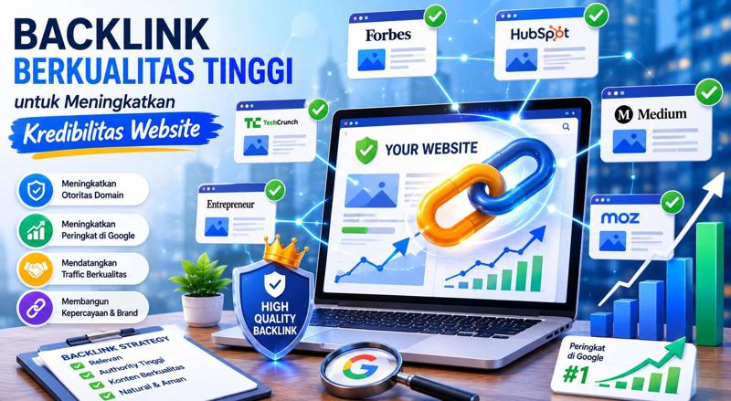 Backlink Berkualitas Tinggi untuk Meningkatkan Kredibilitas Website