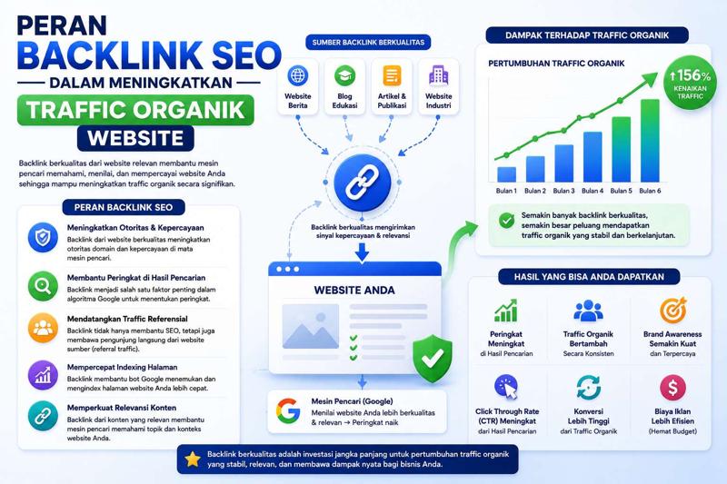 Peran Backlink SEO dalam Meningkatkan Traffic Organik Website