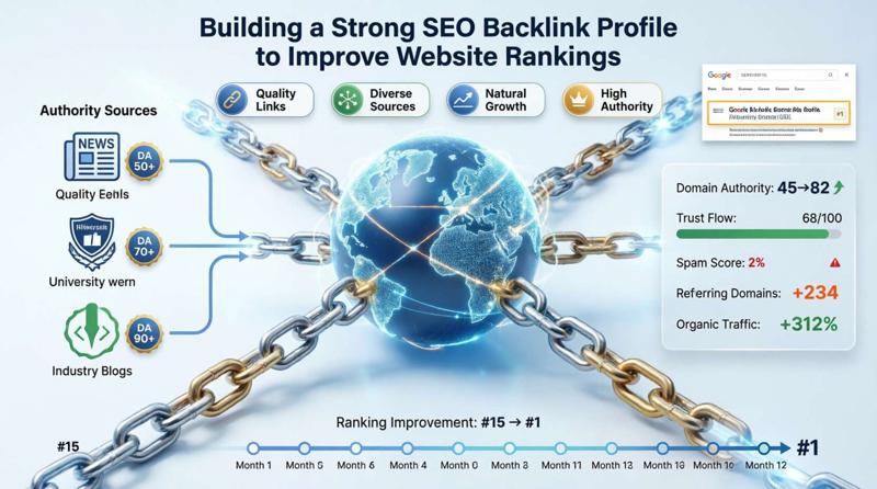 Membangun Profil Backlink SEO yang Kuat untuk Meningkatkan Peringkat Website