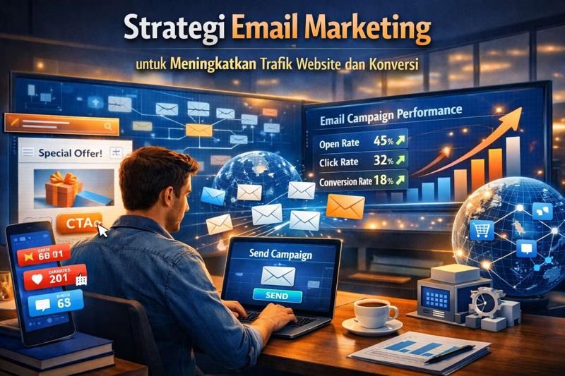 Strategi Email Marketing untuk Meningkatkan Trafik Website dan Konversi
