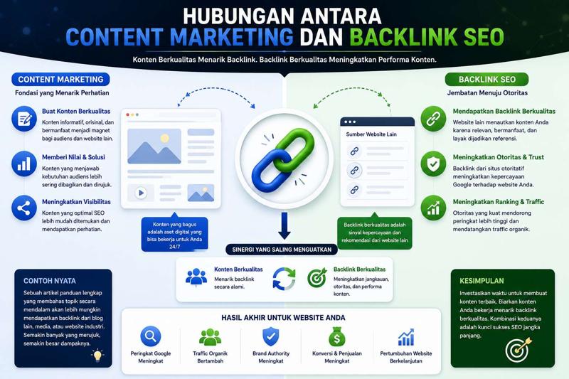 Hubungan Antara Content Marketing dan Backlink SEO